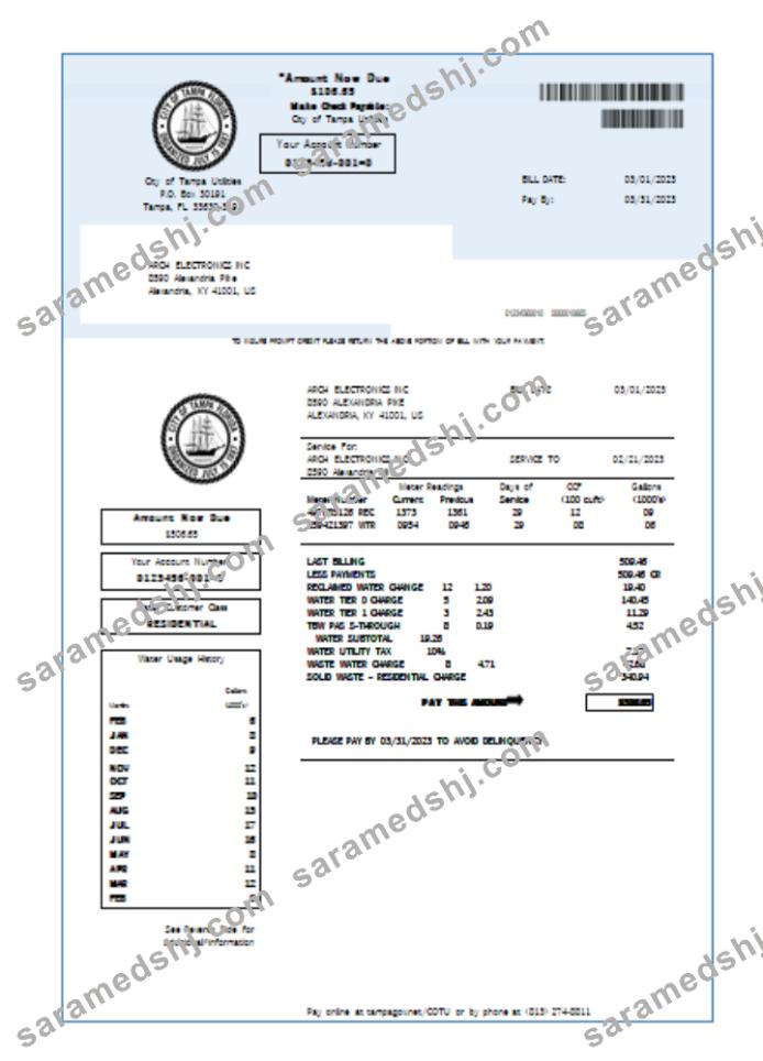 Florida water utility business bill, SCR